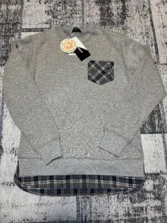 GRAND HOPES グレー 裏起毛トレーナー 160