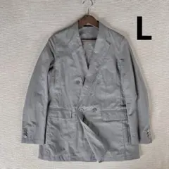 UNIQLO ユニクロ リネンブレンドジャケット 春夏ジャケット ダブル L