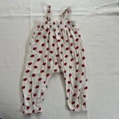 lost atelier いちご柄サロペット