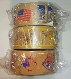 【断捨離】SEKISUI トムとジェリー展 クラフトテープ 3巻 ガムテープ