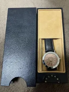 BVLGARI スクエアフェイス ブラックウォッチ | Mercari