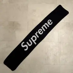 Supreme ブラック マフラー