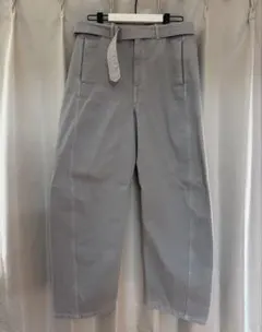 LEMAIRE TWISTED BELTED PANTS グレー Mサイズ