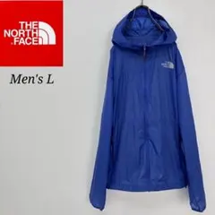 ノースフェイス FLIGHT SERIES ウィンドブレーカー ブルー メンズL