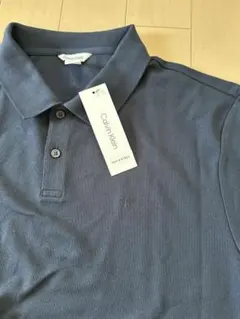 Calvin Klein 半袖ポロシャツ ダークネイビー　Lサイズ