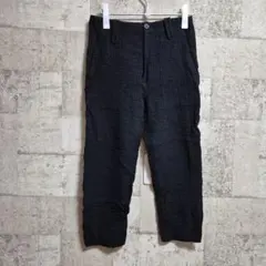 ZARA ザラ テーパード クロップドパンツ ブラック USA L ウエスト74