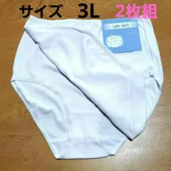 Ladies shorts　レディース　ショーツ　ピンク　ドット柄　３L　２枚組