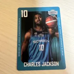 京都ハンナリーズ 選手トレカ チャールズジャクソン CJ