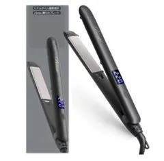 ヘアアイロン 2way カール　120℃～220℃ プロ仕様 男女兼用　ブラック