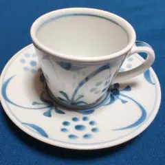 砥部焼 梅山窯 コーヒーカップ&ソーサー