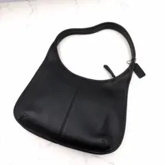希少/USA製✨オールドコーチ エルゴ ワンショルダーバッグ 9025 黒 本革