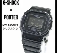 限定品　希少　G-SHOCK　DW-5600VT　PORTER　コラボのサムネイル