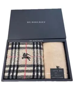 【新品未使用】BURBERRY フェイスタオル ミニテリー セット