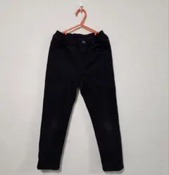 GU ブラック スリムフィット パンツ　130cm
