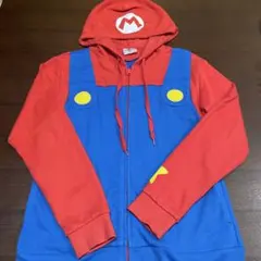 ユニバ　マリオ フード付きパーカー Sサイズ