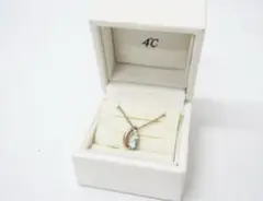 4℃ ヨンドシー シルバーネックレス しずく