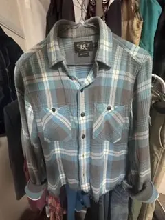 美品】ダブルアールエル（RRL）ジョニーデップ着用・チェックシャツ