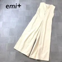 emi+ ノースリーブ キーネック サロペット ライトベージュのサムネイル