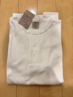 AVIREX U.S.A. ヘンリーネック Tシャツ ホワイト Mのサムネイル