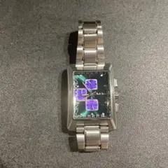 ✨美品 ポールスミス クロノグラフ F511-S055415 グリーン スクエア