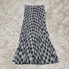 マキシスカート　プリーツロングスカート