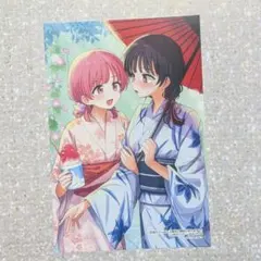 彩純ちゃんはレズ風俗に興味があります！　ポストカード　購入特典　ナツユリフェア