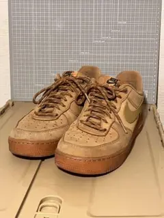 NIKE AIR FORCE 1 ブラウン スニーカー