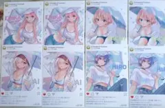 カッコウの許嫁　イラストカード8枚セット