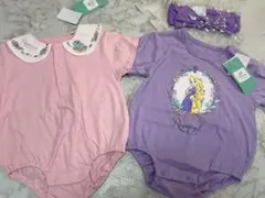 値下げ　ラプンツェル　ロンパース　80 新品