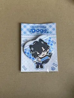PLUSMATE プラスメイト わんわんわん♡いぬ缶バッチ 佐々木淳平 - メルカリ