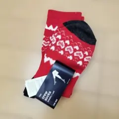 Gap クルーソックス 赤/黒 ワンサイズ 1足のサムネイル