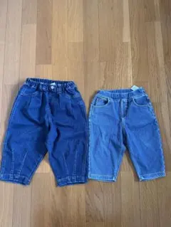 デニムパンツ 2色セット　ベビー服　入園準備