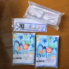 【まとめて】JAL★ノベルティセット A350 模型 クールタオル キーホルダーのサムネイル