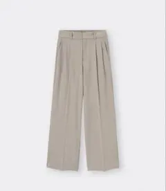GU タックワイドパンツ(丈標準)