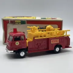 野村トーイ　ファイヤーチーフ 自動操縦 車両　ブリキ　消防車 野村トーイ ファイヤーチーフ 自動操縦 車両 ブリキ 消防車 - メルカリ