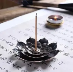 お香立て　線香立て　蓮の花　インテリア香炉　アンティーク　匿名配送
