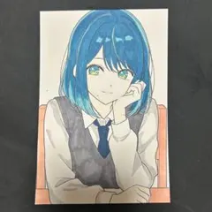 手書き 推しの子 黒川あかね イラスト ファンアート ハガキ コピック アナログのサムネイル