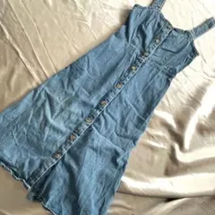 GU デニムジャンパースカート 新品