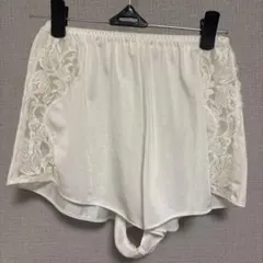 ペチパンツ 白 レース