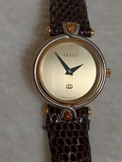 GUCCI グッチ 6300L ホースビット アクセサリー レディース 腕時計