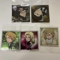 呪術廻戦　ウエハース　シール5枚まとめ売り9-03,22,24,25,30