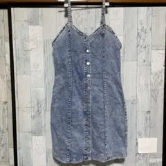 デニムキャミワンピース