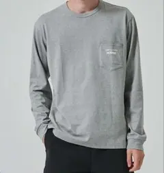 COMME des GARCONS HOMME グレー長袖カットソー XL