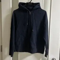 ユニクロ　スウェットフルジップパーカー　L　ネイビー