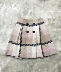 《新品 タグ付き》ブルーレーベルクレストブリッジ ボタンスカート38