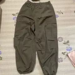 GU カーゴパンツ オリーブグリーン S