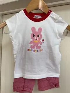 ミキハウス☆HOT BISCUITS ベビー、Tシャツとパンツのセット、９０cm