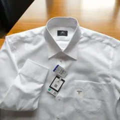 青山 ノンアイロンマックス メンズ長袖 シャツ ホワイト/41-80