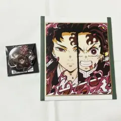 鬼滅の刃 全集中展 ミニ色紙 幕間画 缶バッジ 炭治郎 縁壱