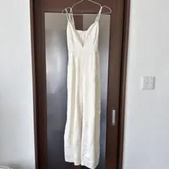 MEISM by Re:EDIT ジャガードフラワー柄キャミオールインワン